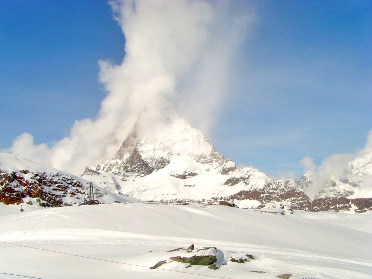 Switzerland Matterhorn snow mountain natural scenery picture