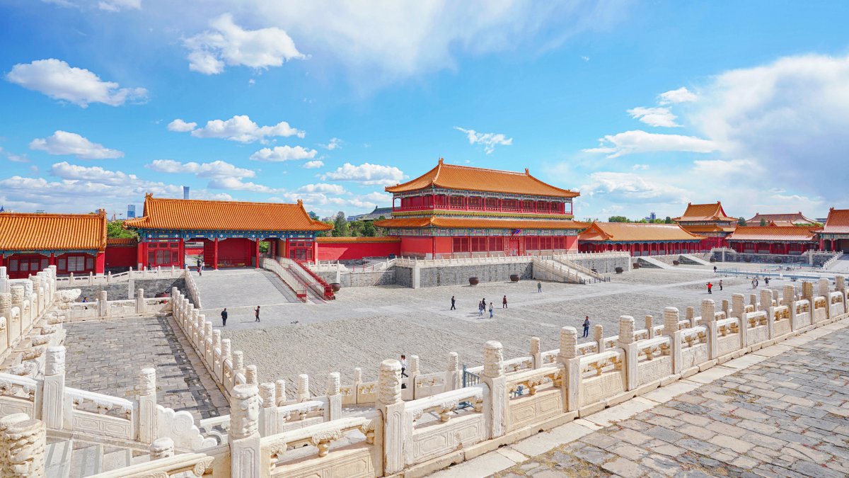 Magnificent architectural scenery pictures of the Palace Museum in Beijing