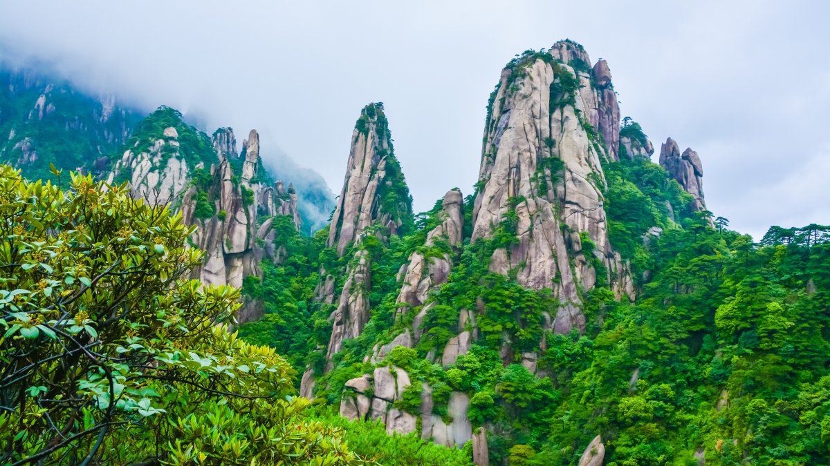 Scenery pictures of Sanqing Mountain in Shangrao, Jiangxi