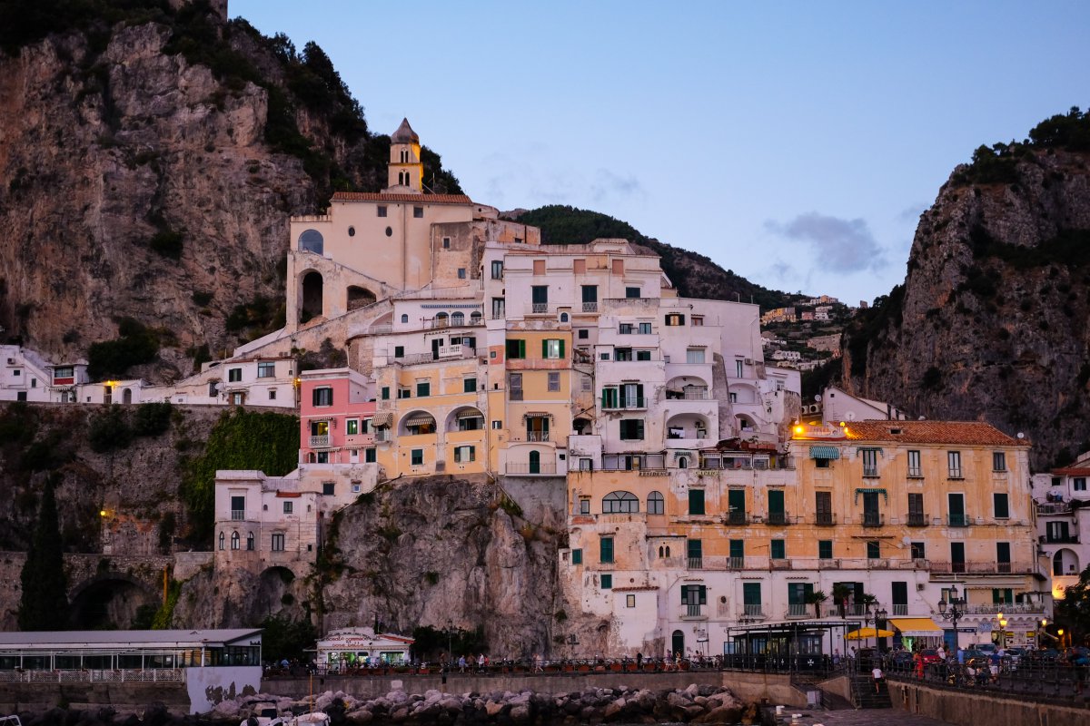Pictures of the town of Positano, Italy