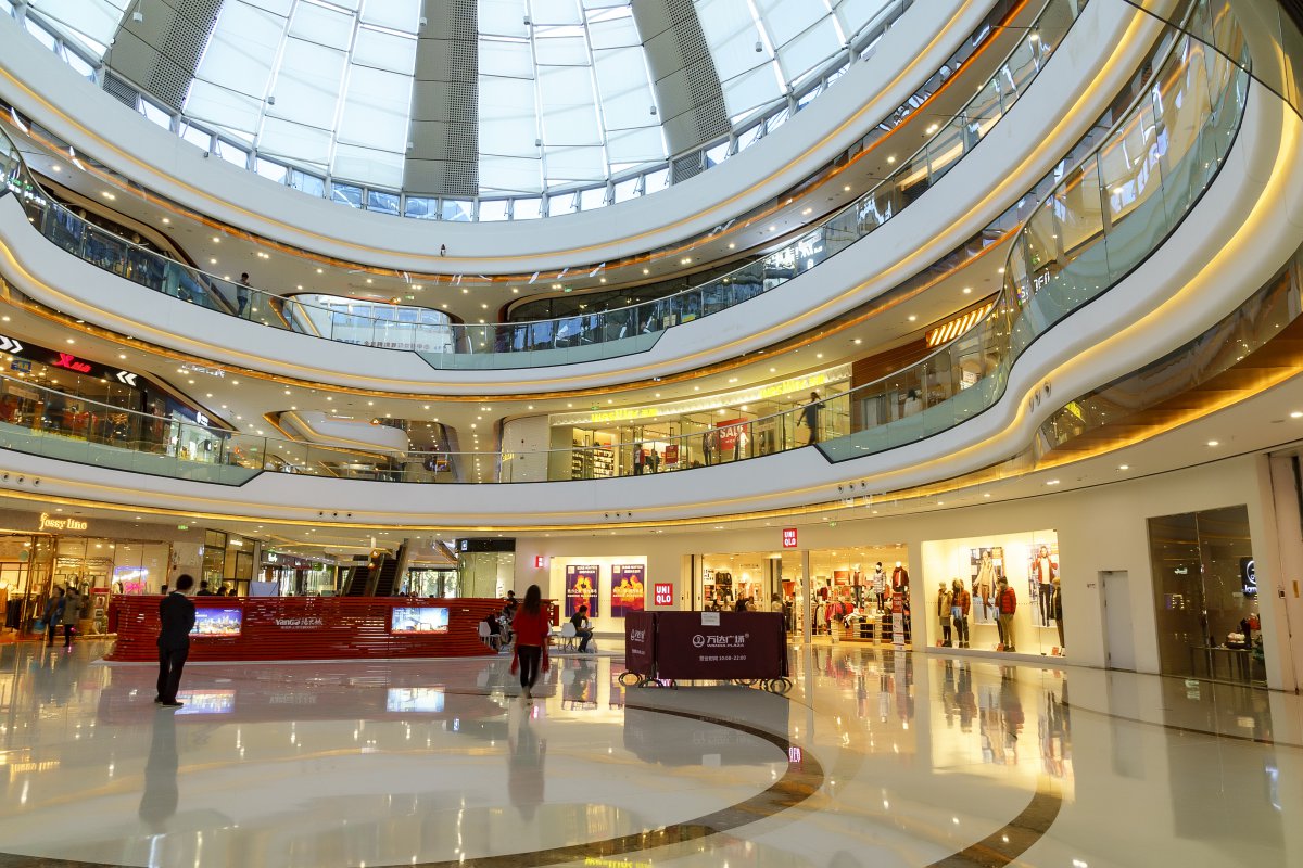 Wanda Plaza shopping mall interior pictures