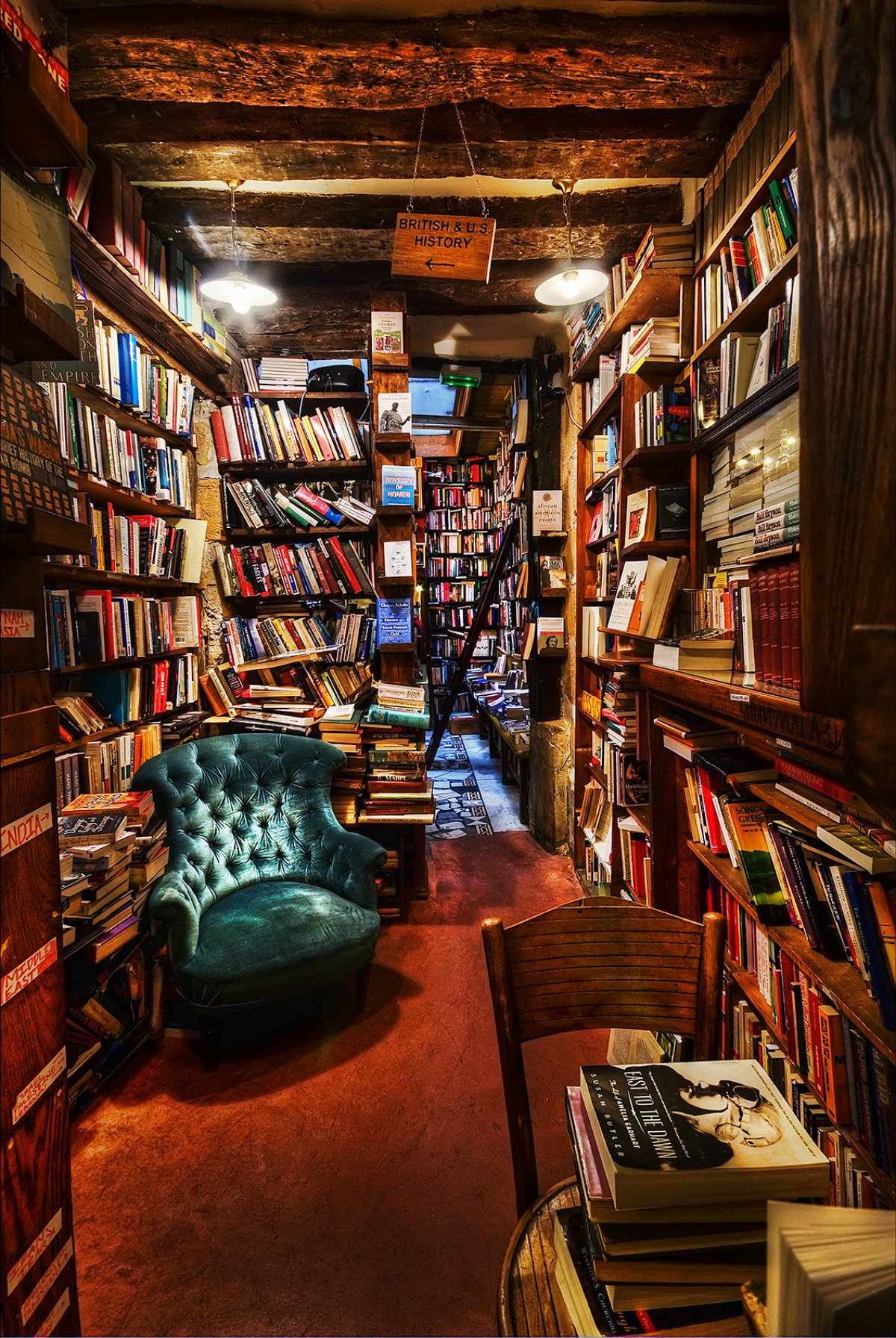 Pictures of Shakespeare's Bookstore in Paris, France