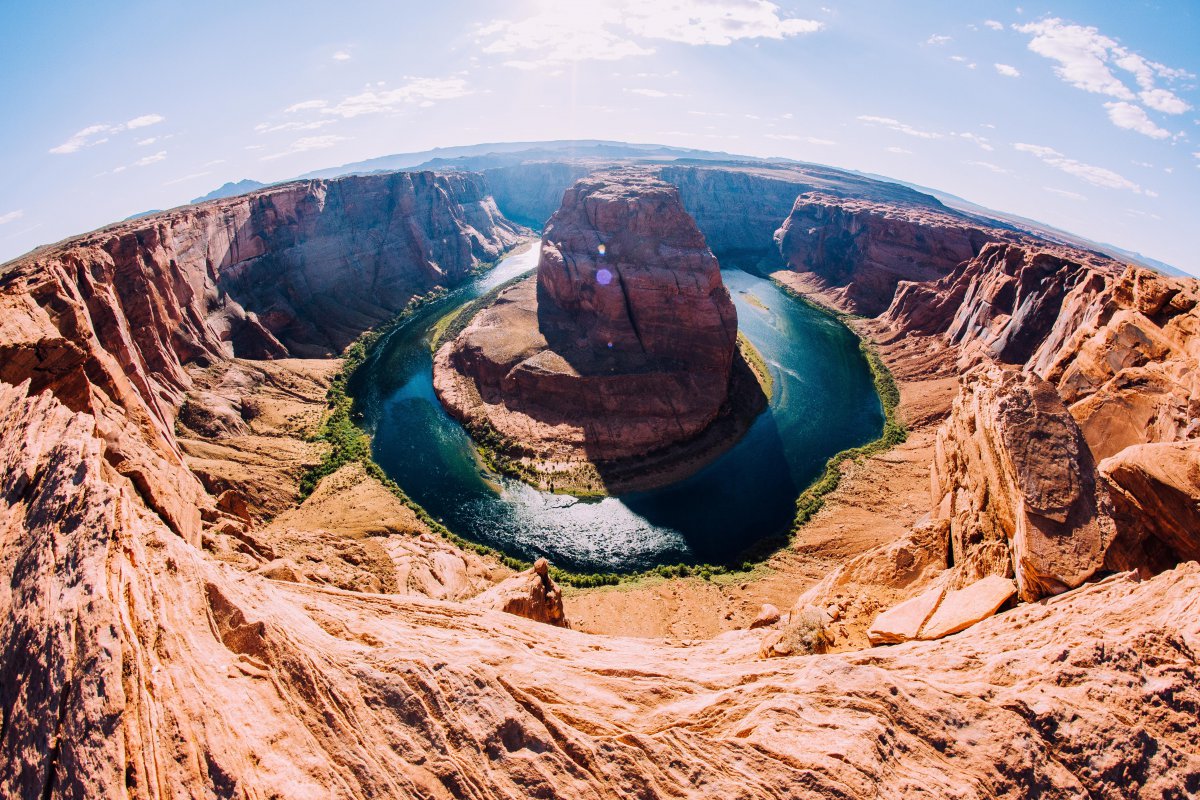 Ring canyon landform pictures