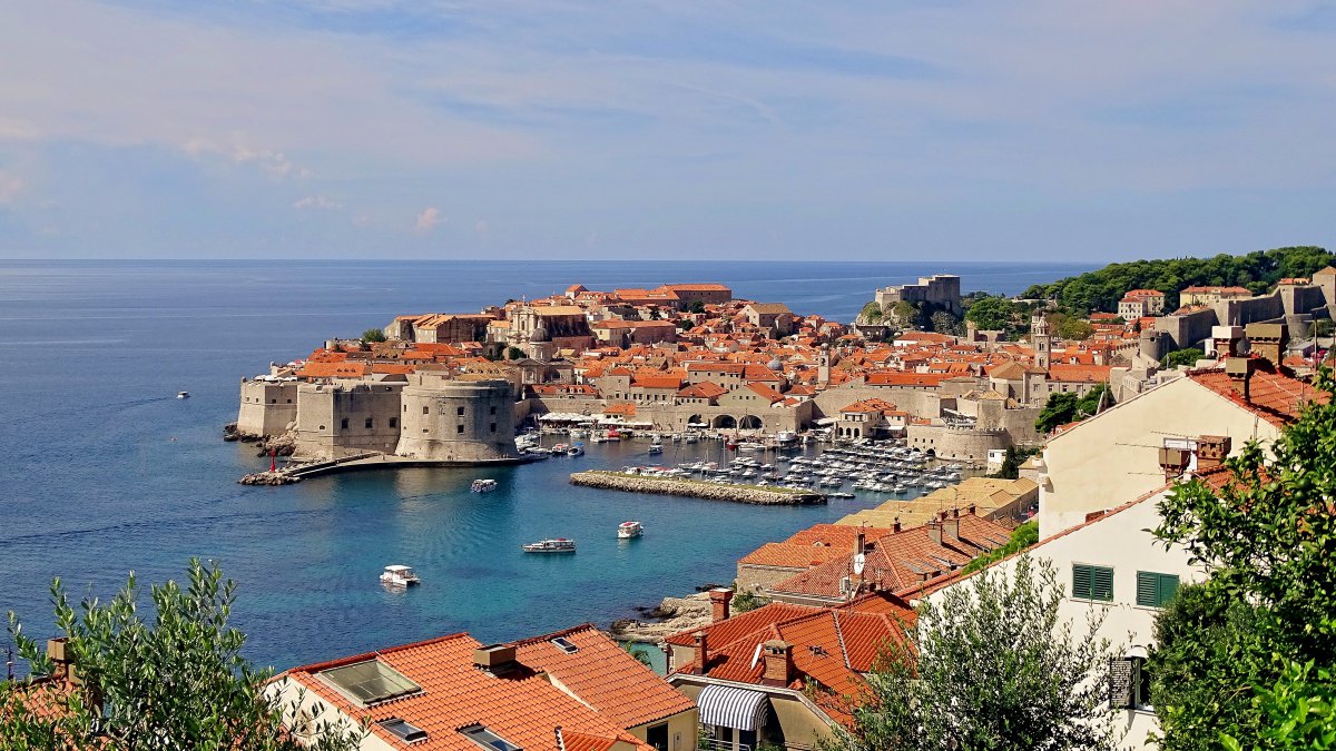 Dubrovnik cityscape pictures in the Republic of Croatia