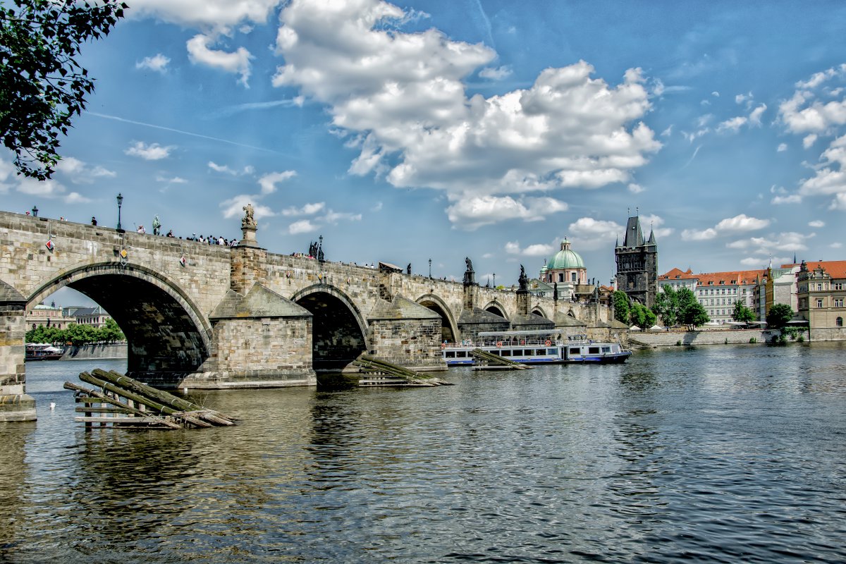 Czech Charles Bridge landscape pictures