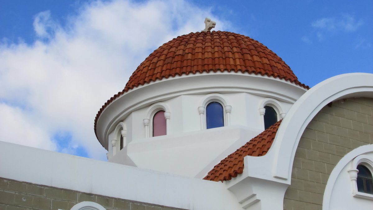Cyprus dome church building pictures