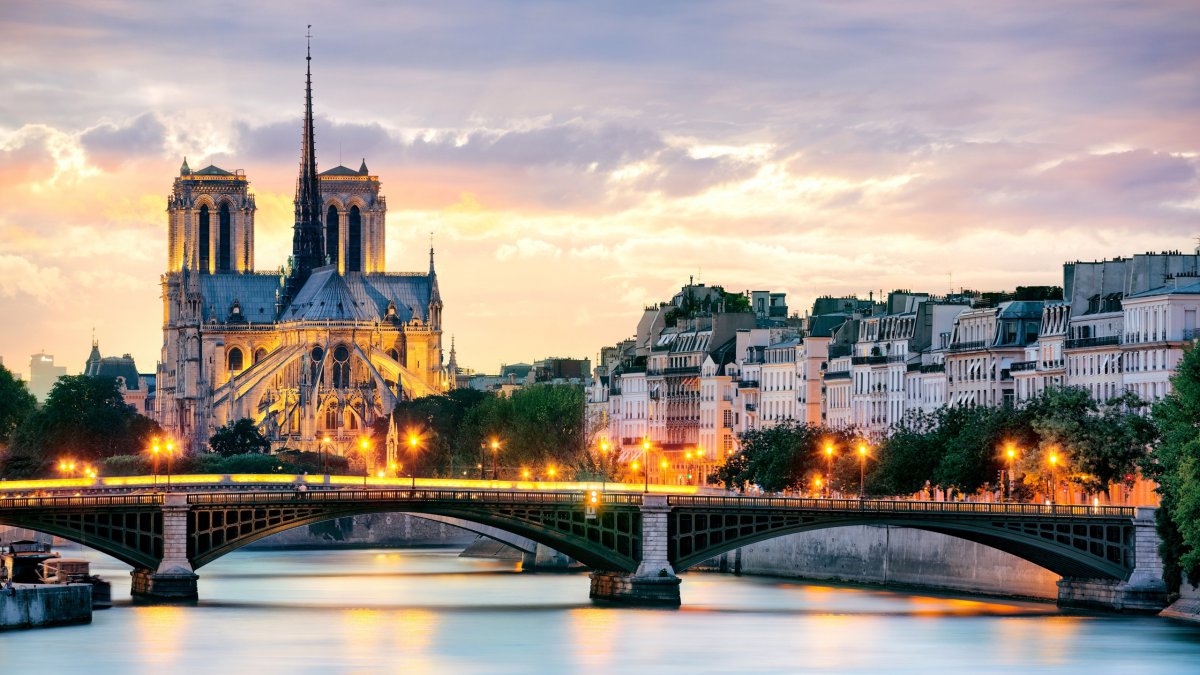 Pictures of Notre Dame Cathedral in Paris, France