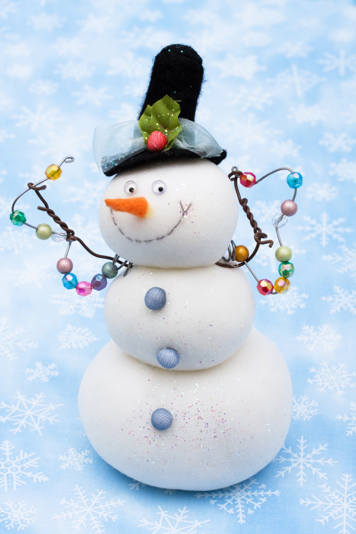 Cute snowman scenery pictures
