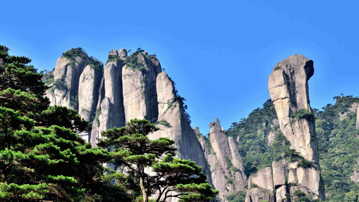 Natural scenery pictures of Sanqing Mountain in Jiangxi