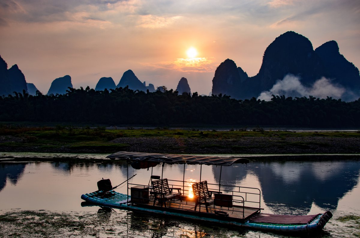 Pictures of Xingping landscape in Guilin, Guangxi