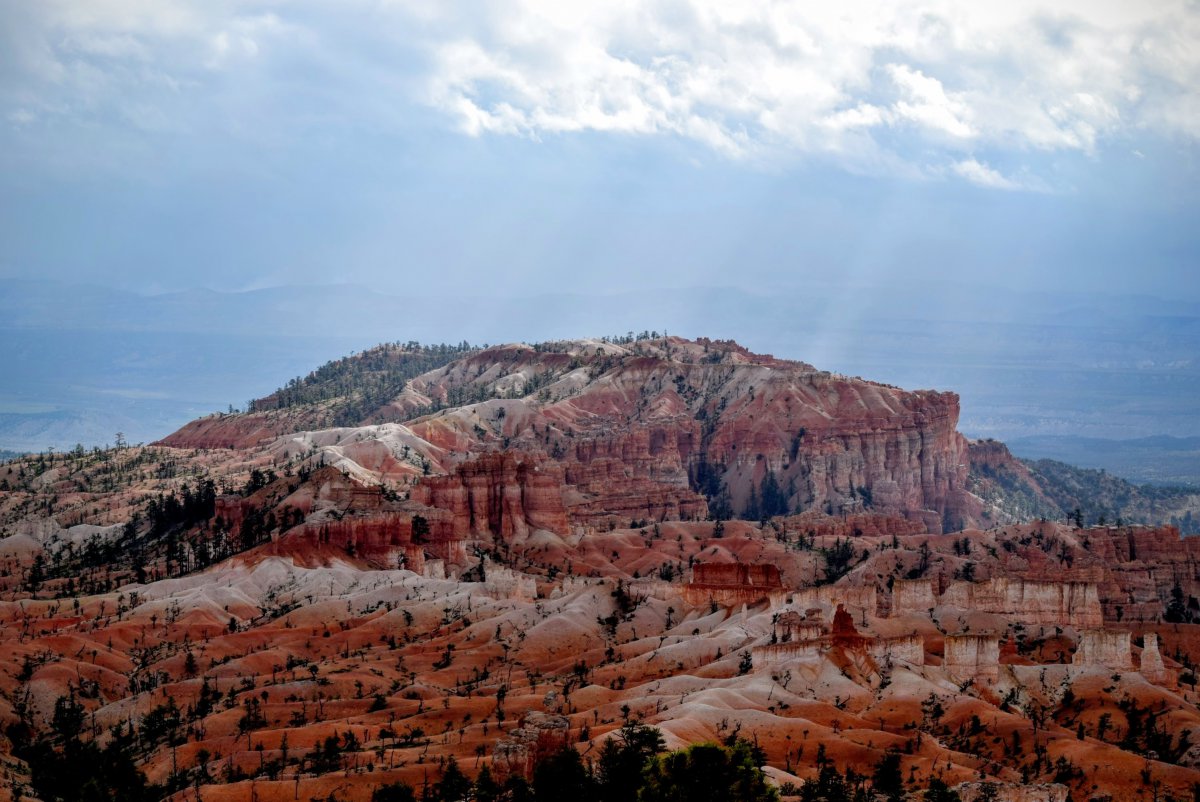 Pictures of brightly colored rocks in Bryce Canyon