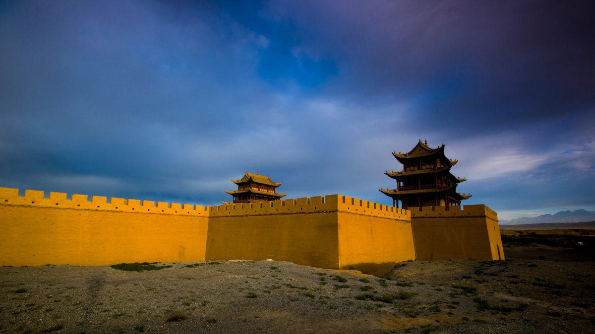 Pictures of cultural scenery in Jiayuguan, Gansu