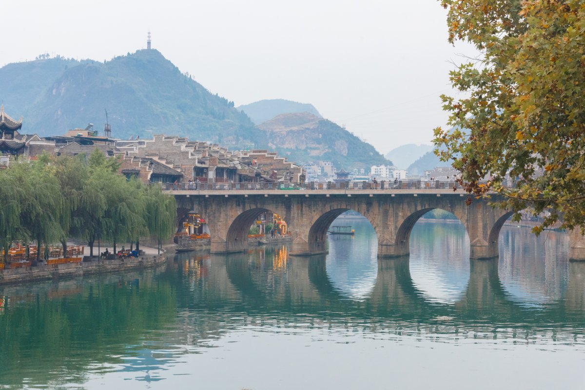Guizhou Zhenyuan Ancient City Scenery Pictures