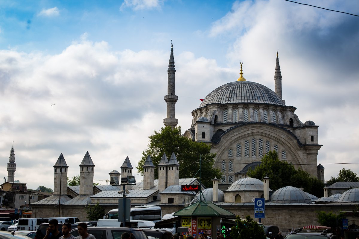 Landscape pictures of Hagia Sophia Church in Istanbul, Türkiye