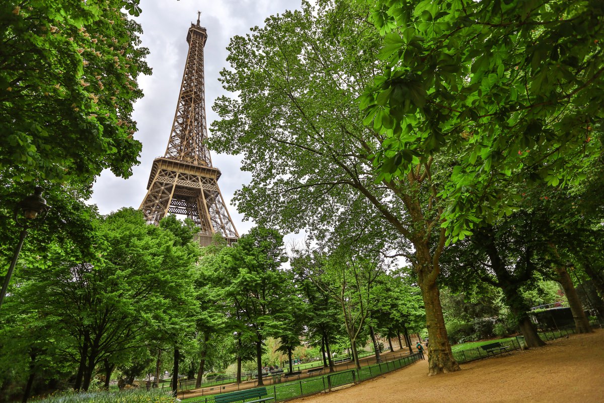 Pictures of major tourist attractions in Paris, France