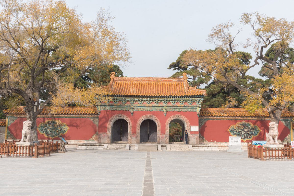 Scenery pictures of Qingfuling Mausoleum, a world cultural heritage building in Shenyang, Liaoning