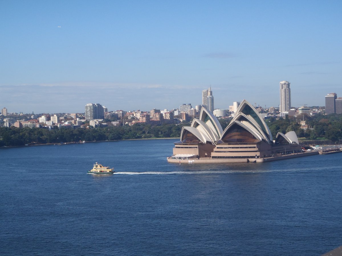 Unique Australian Sydney Opera House architectural landscape pictures