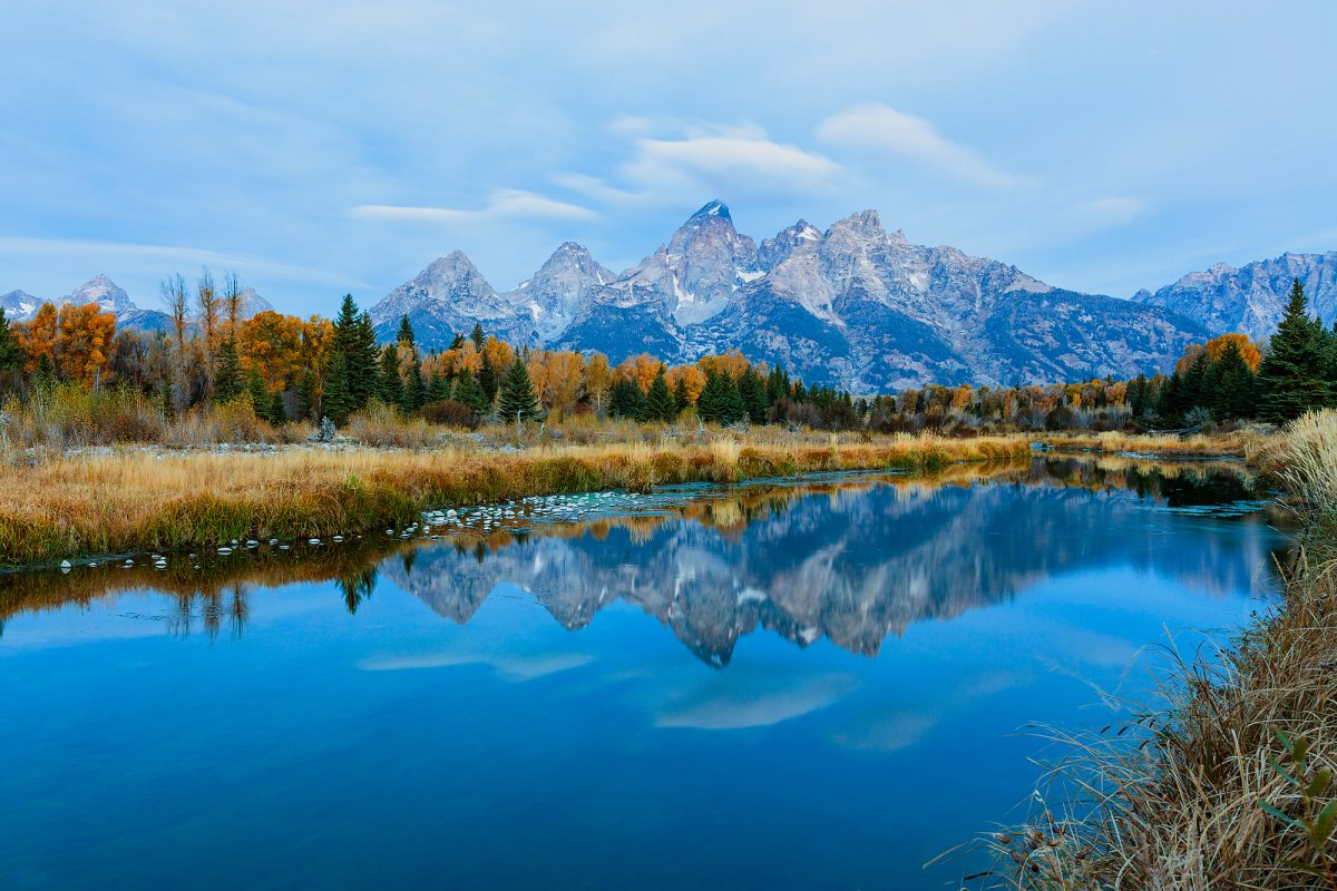 Grand Teton National Park natural scenery pictures