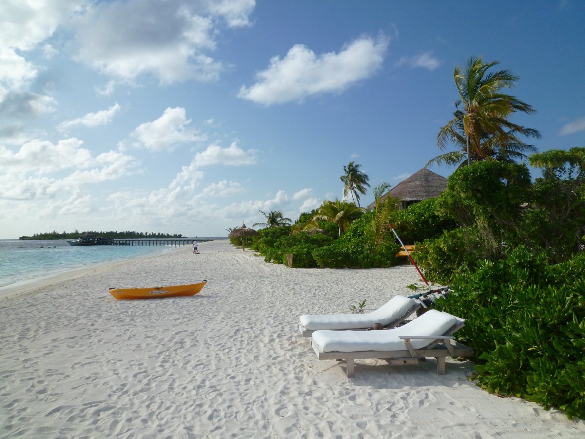 Beautiful and charming Maldives beach scenery pictures
