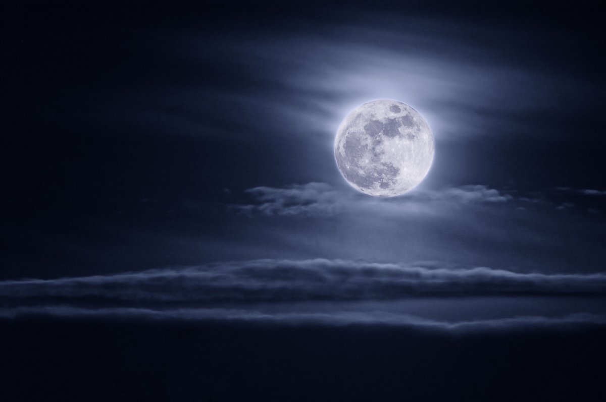 moon night scene pictures