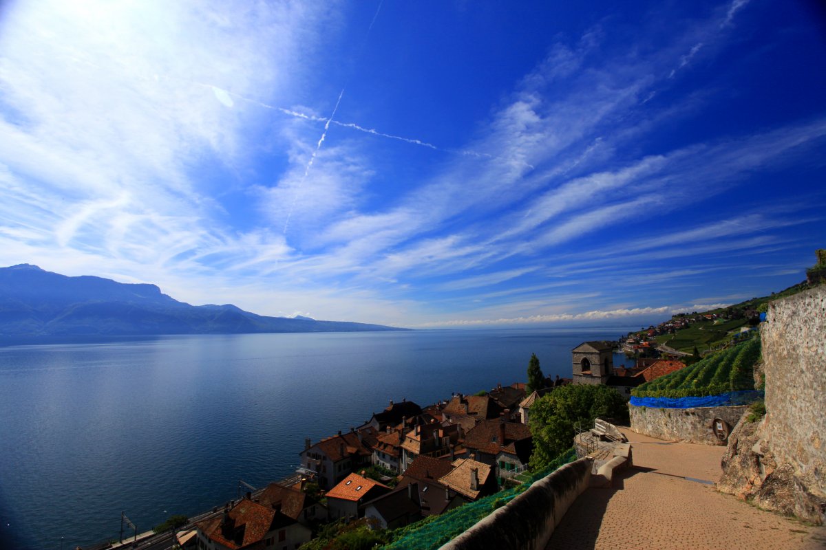 Lavaux scenery pictures in Switzerland