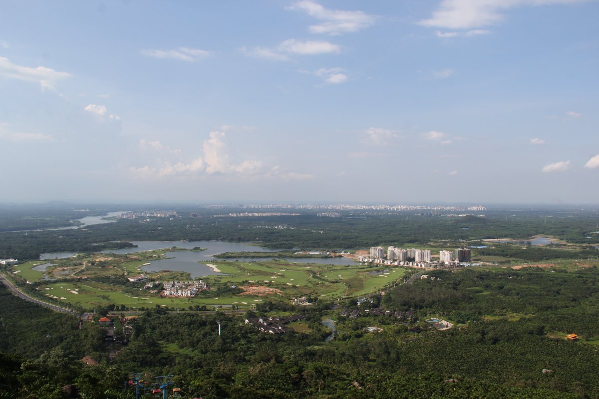 Panoramic picture of Baishiling, Qionghai City