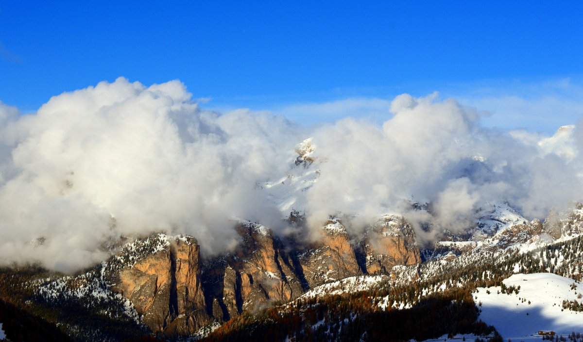 South Tyrol winter landscape pictures