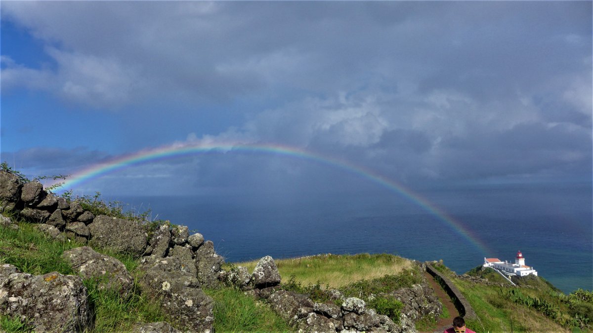 Azores rainbow pictures