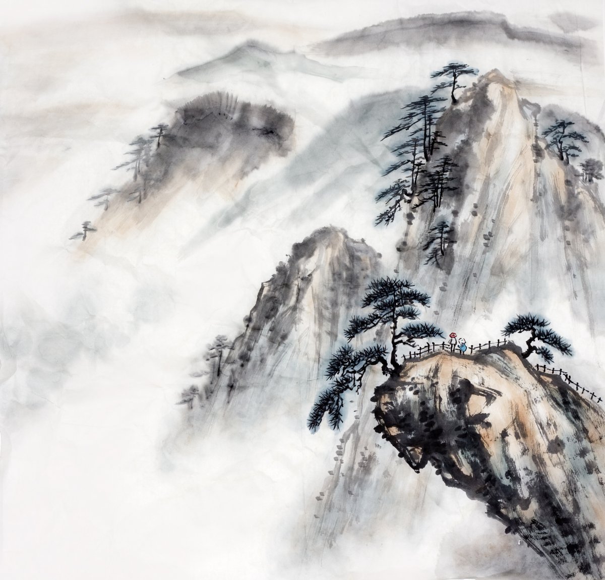 High definition ink landscape pictures