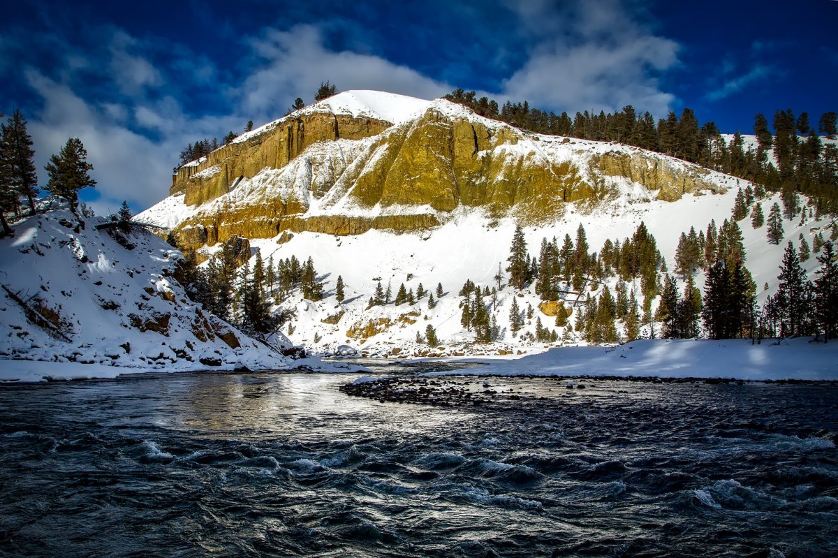 Yellowstone Park landscape pictures