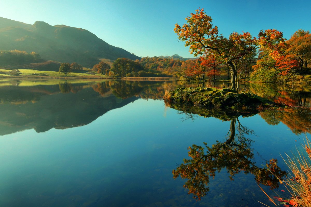 Beautiful pictures of landscape reflection wallpaper
