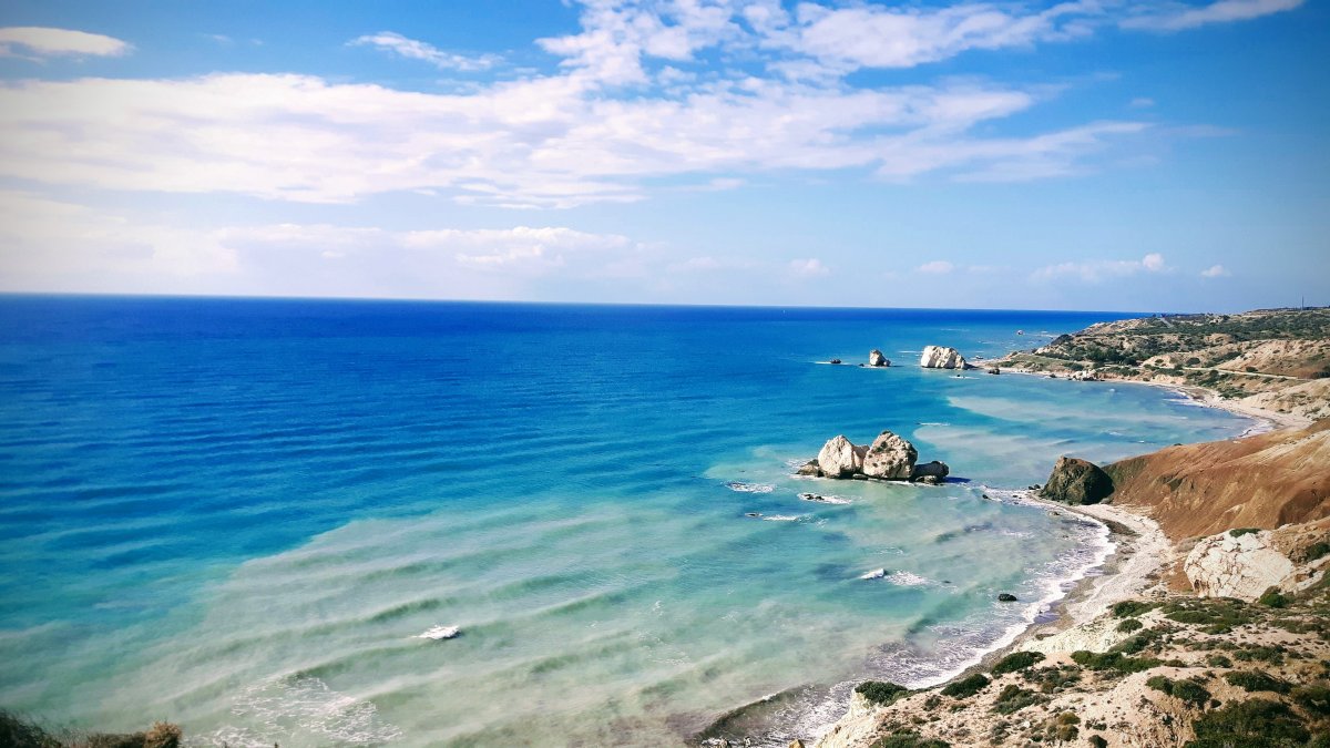 Cyprus blue sea pictures