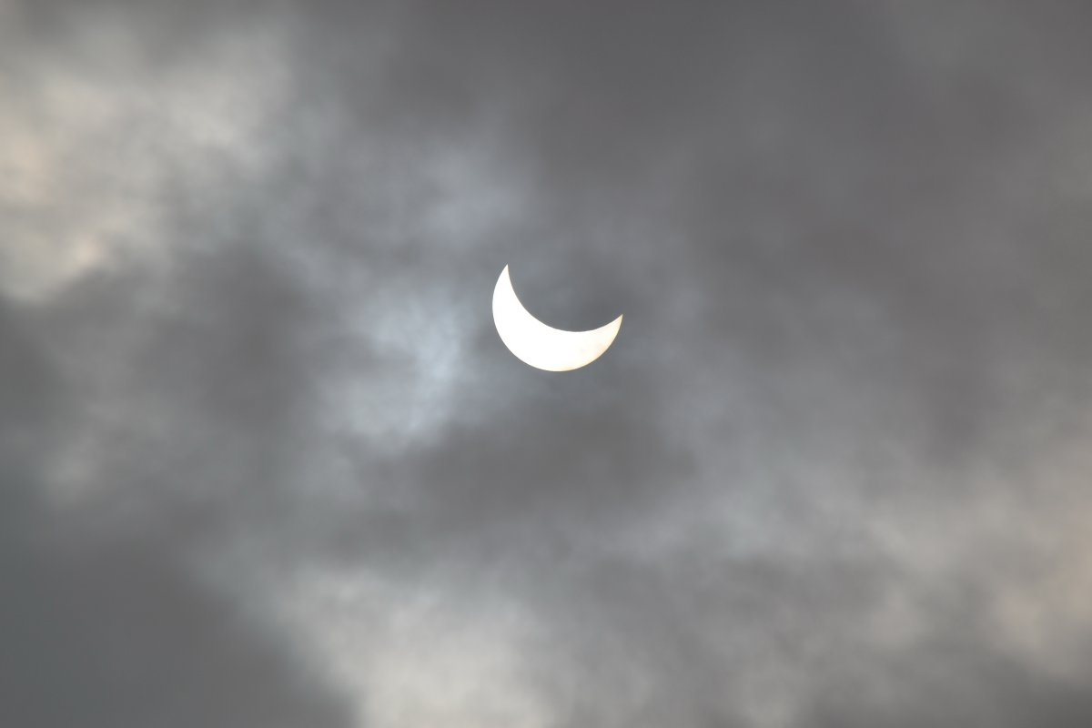 Solar eclipse sky pictures
