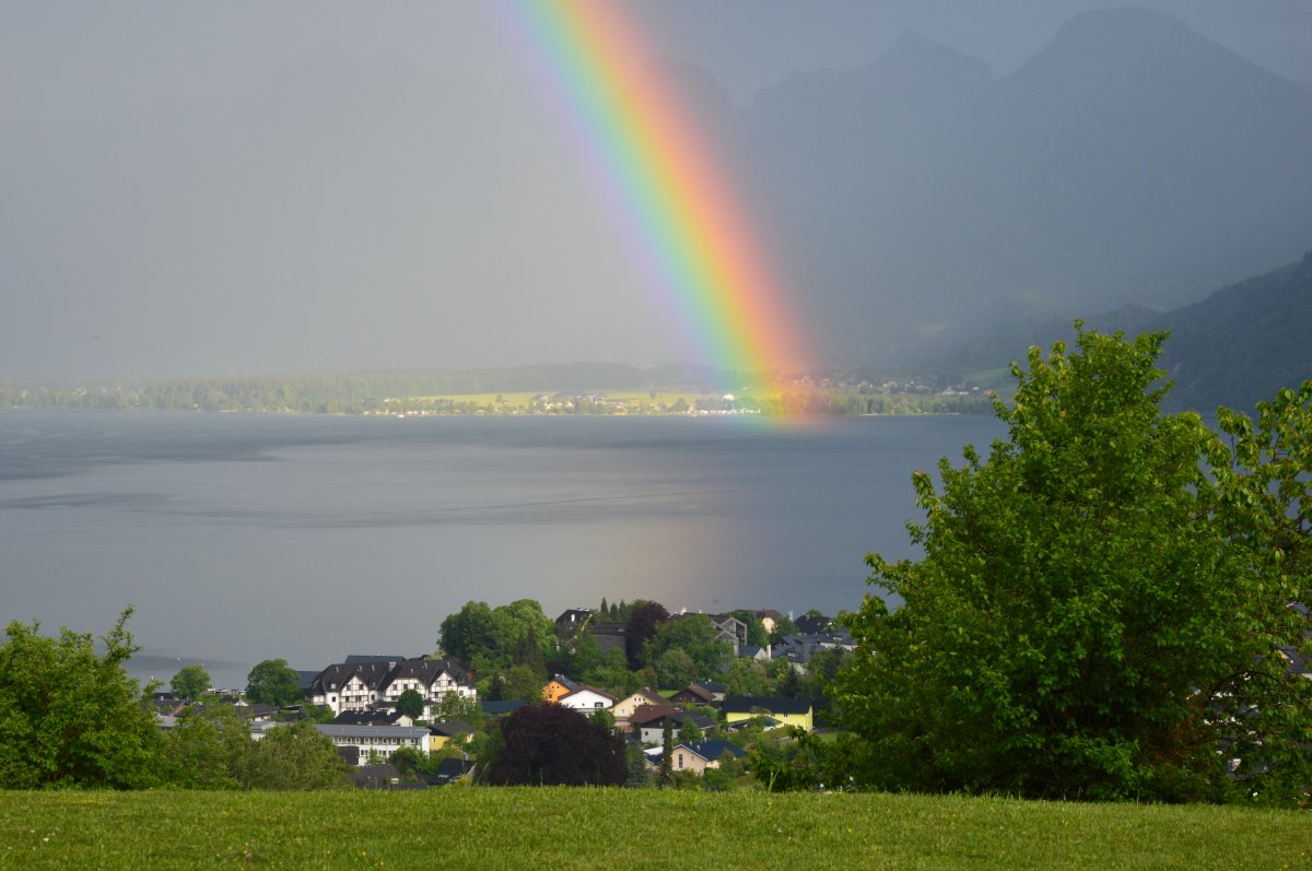 Austria rainbow sky picture
