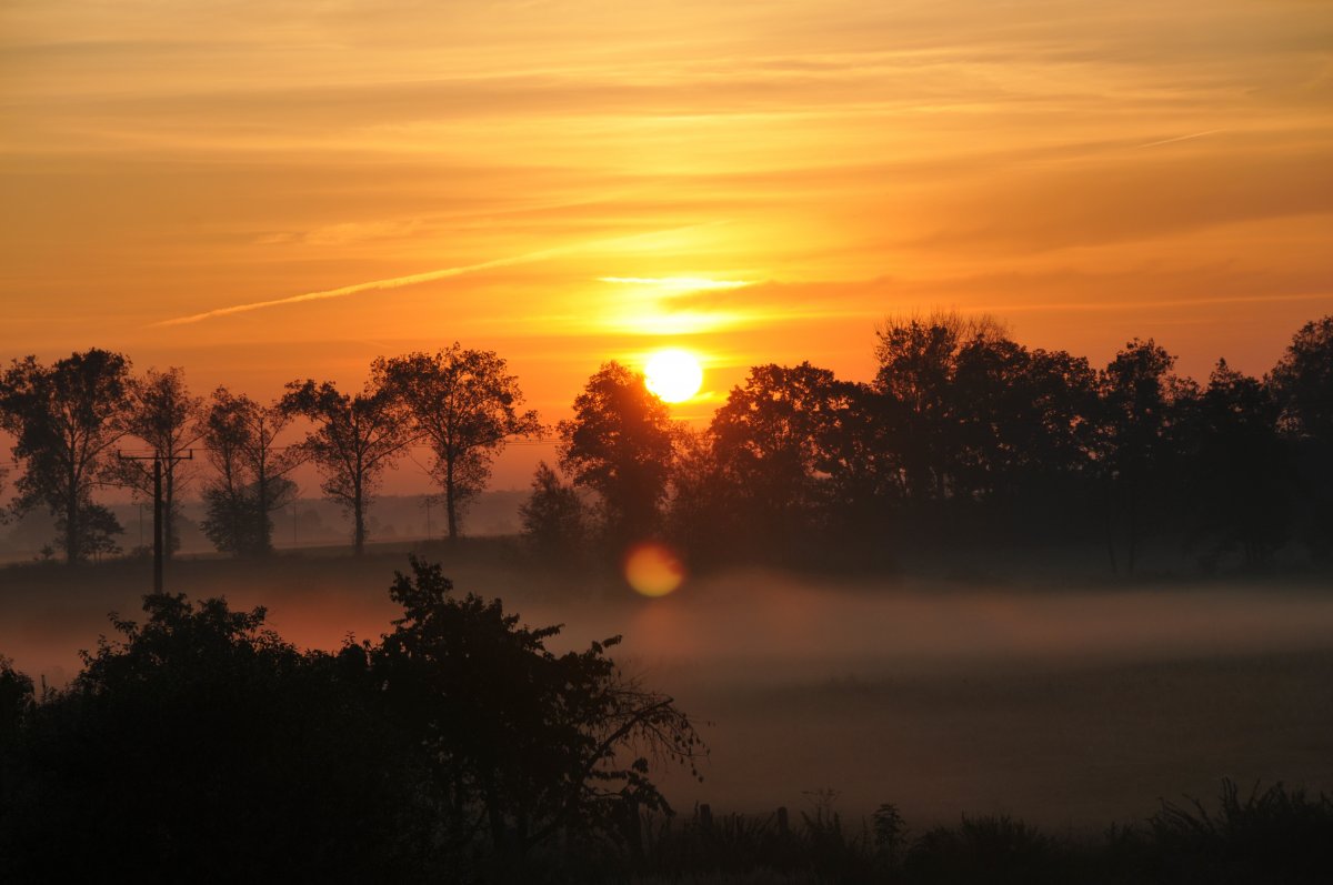 Morning sky sunrise landscape picture
