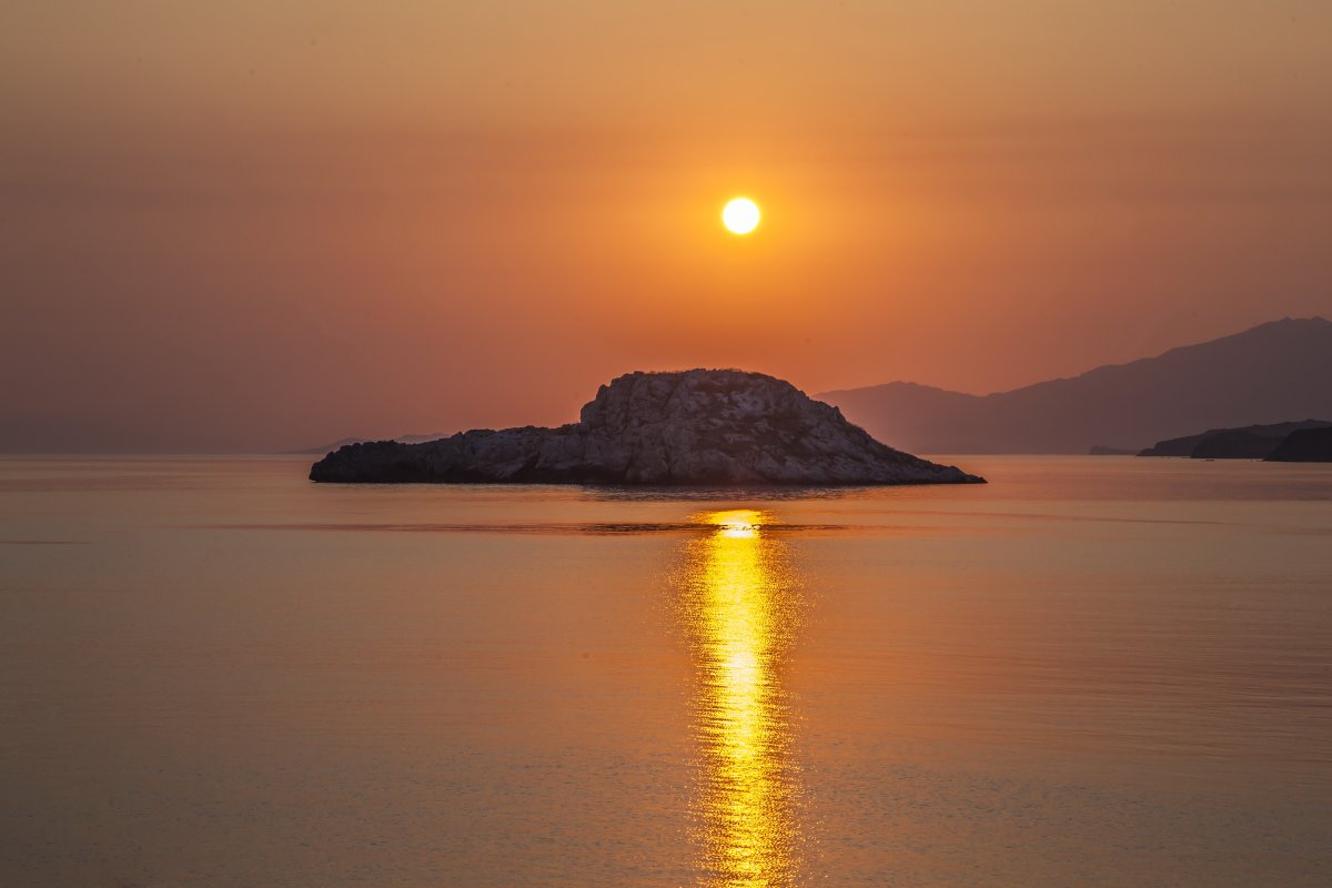 Sunrise pictures of Lesvos island in Greece