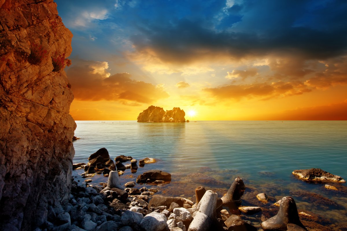 Sunset scenery HD pictures