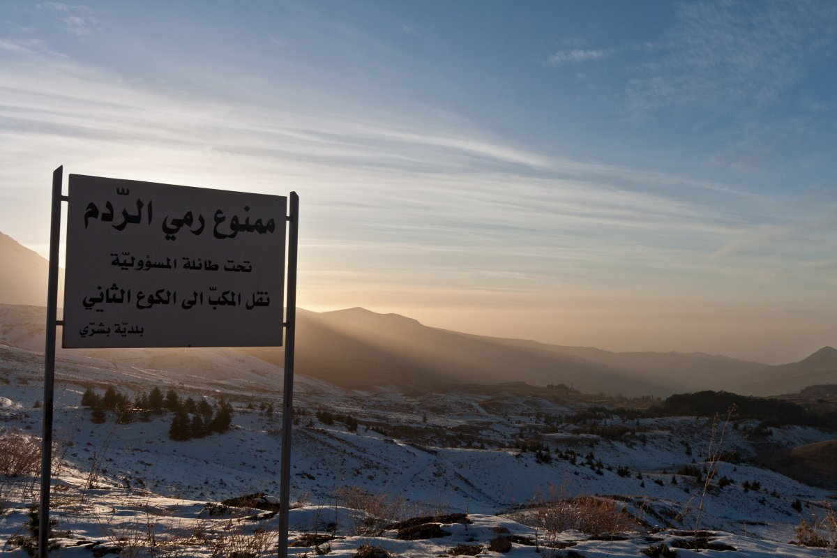 Lebanon snow mountain pictures