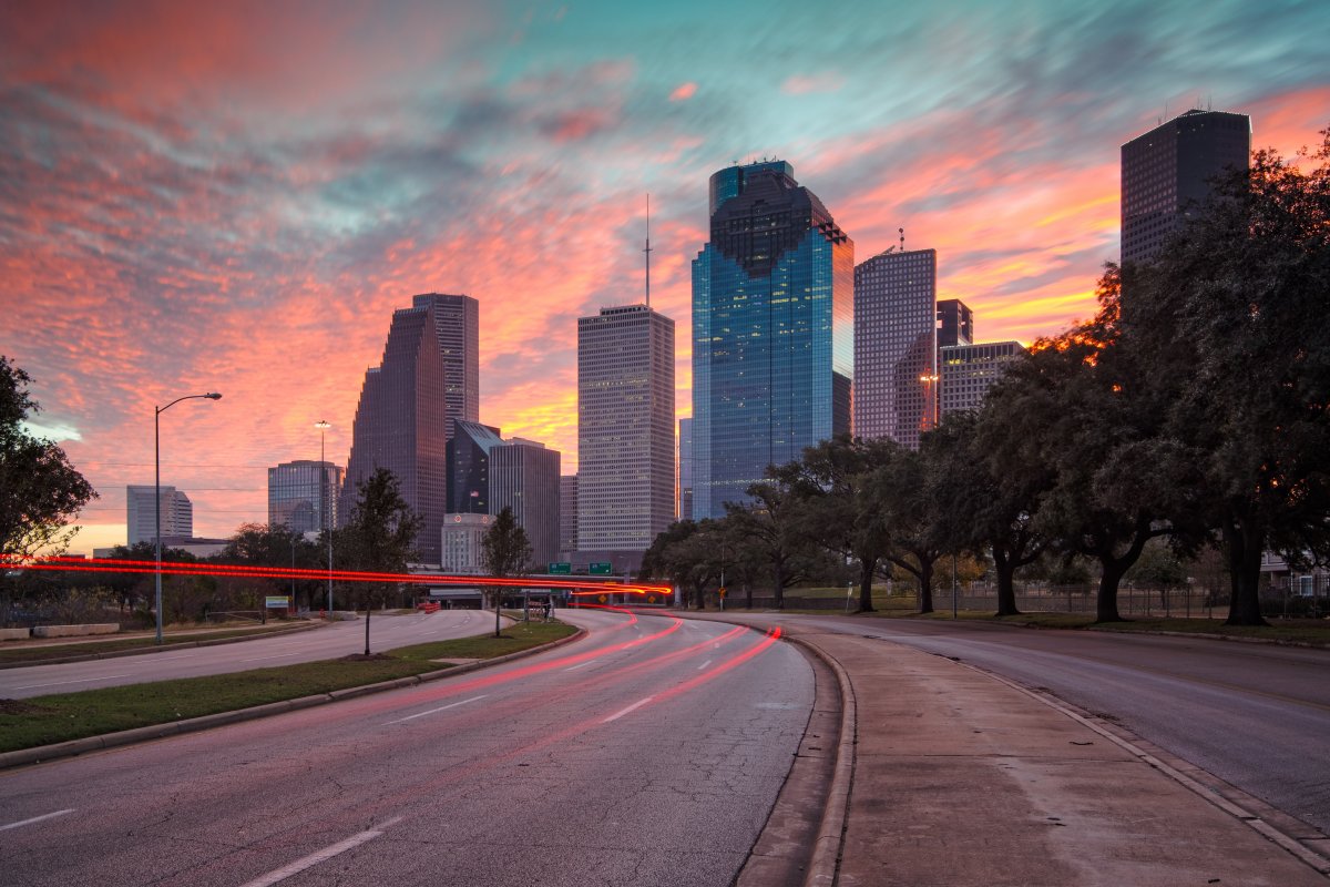 Houston dusk pictures