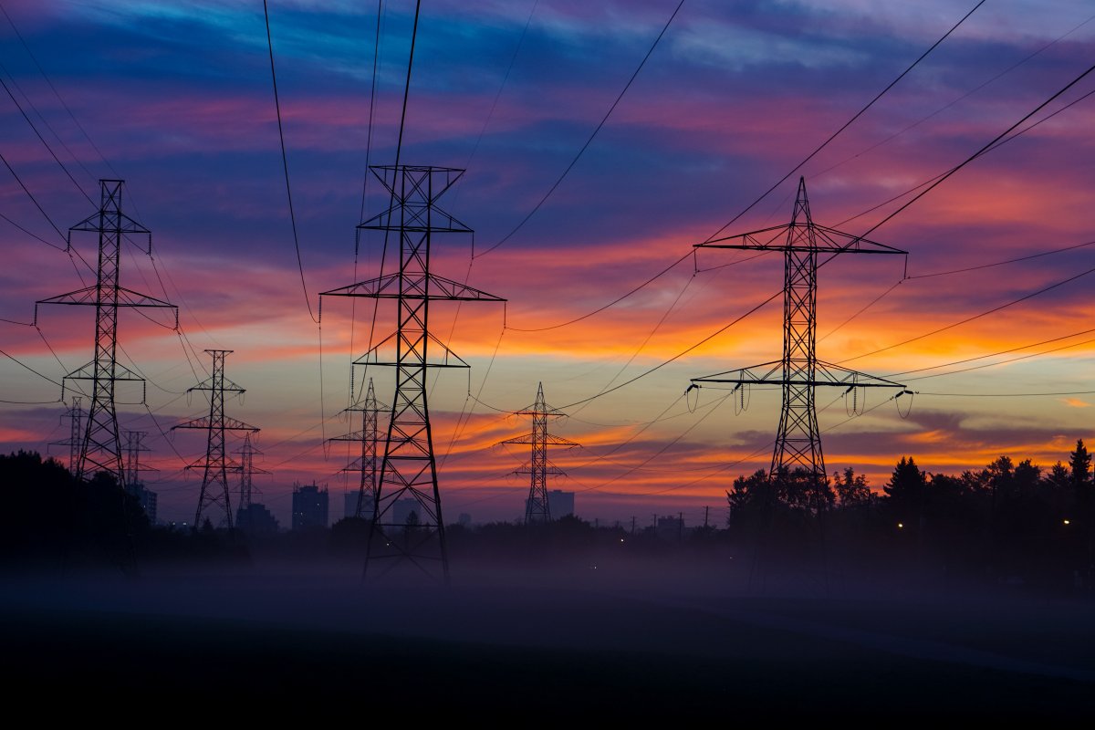 Beautiful pictures of power towers at dusk