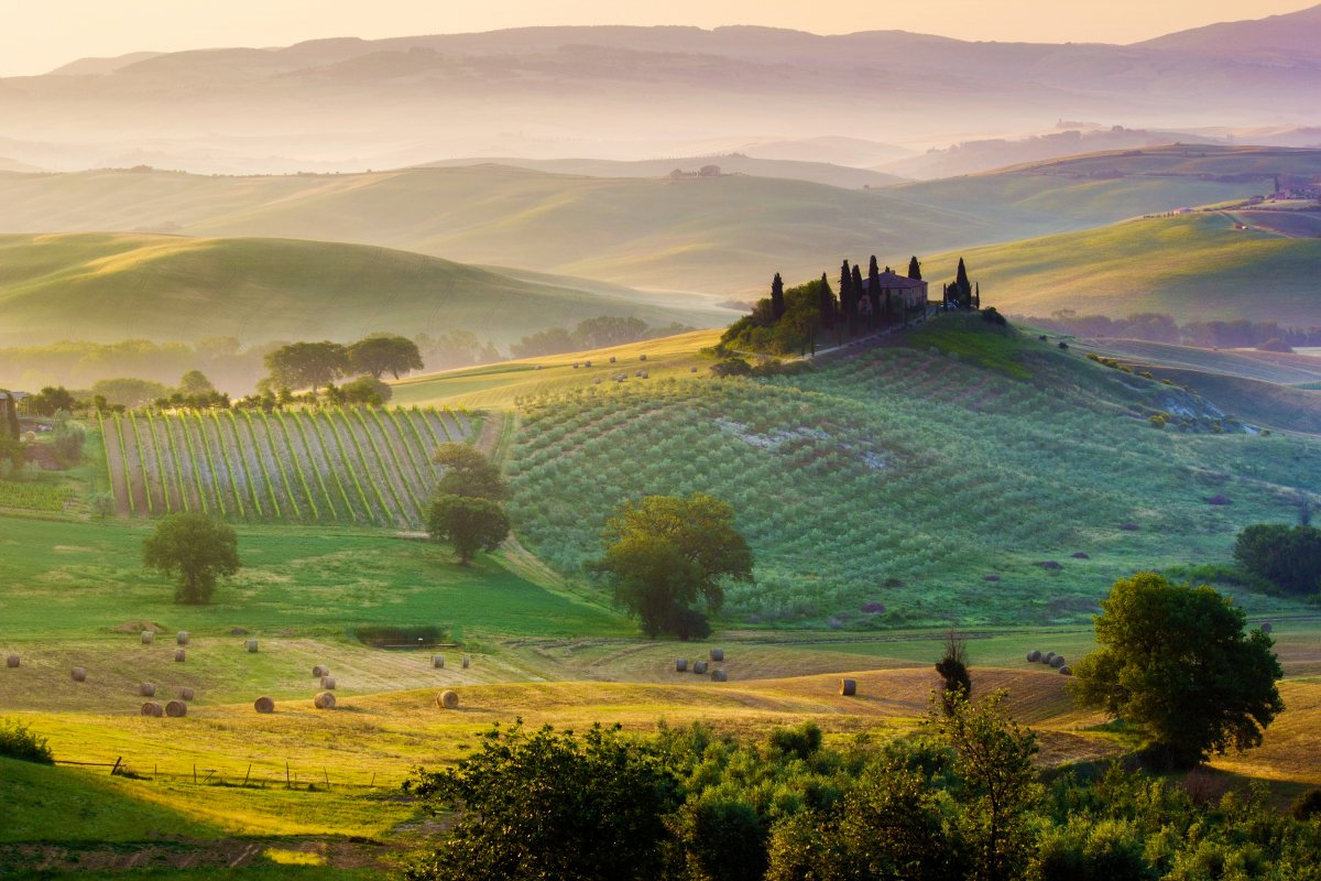 Pictures of Tuscany farm in Italy