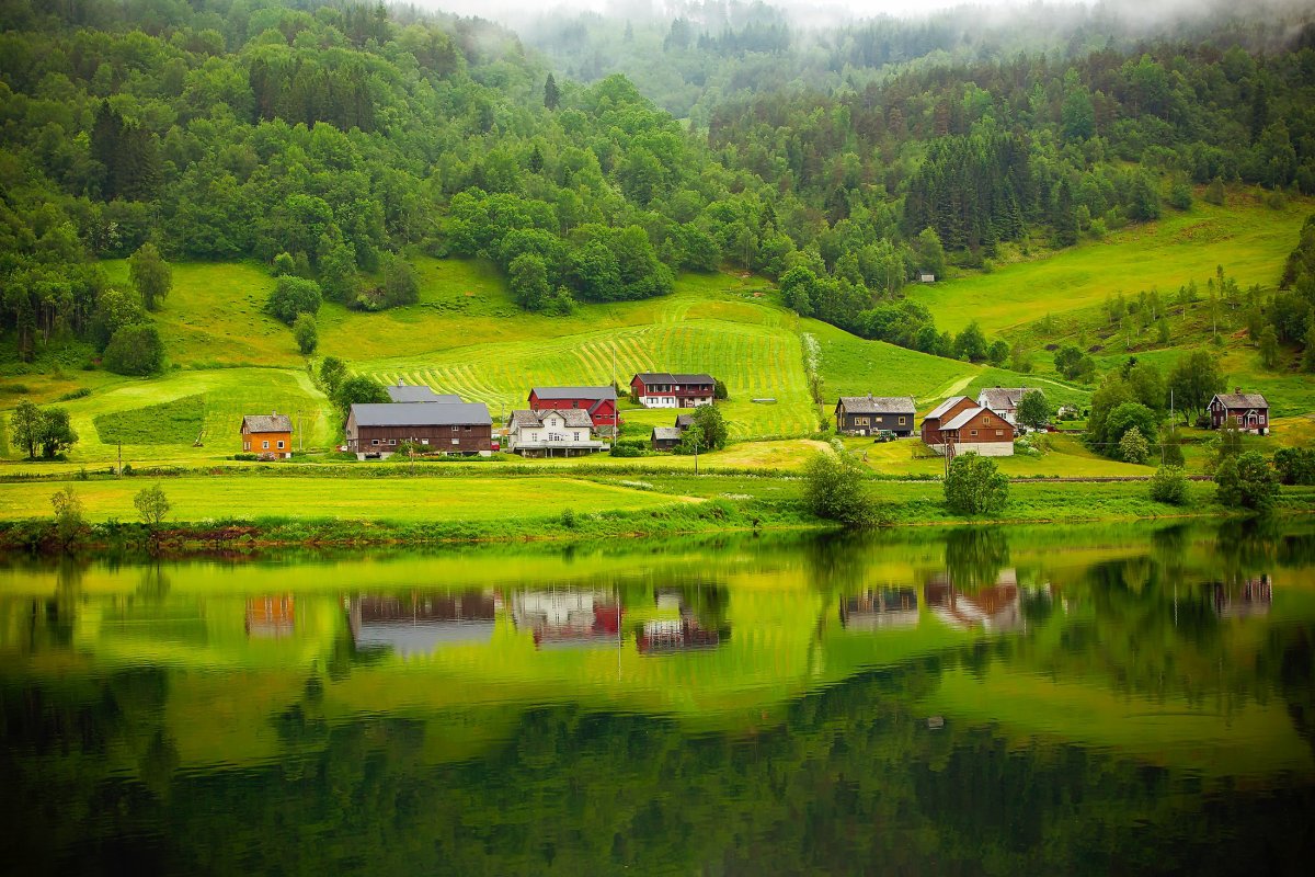 Norwegian rural scenery pictures