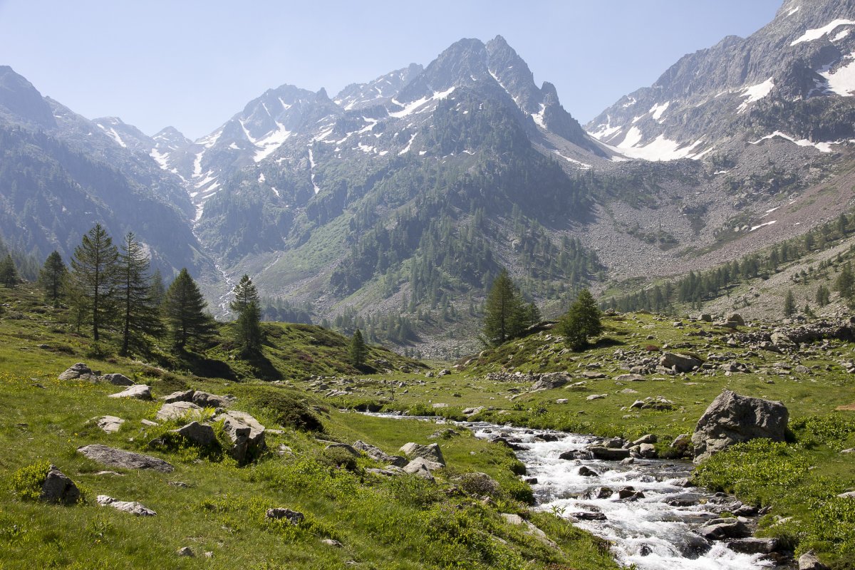 Alpine mountain landscape pictures