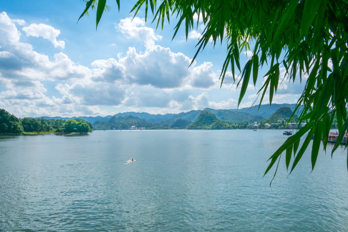 Guiyang Baihua Lake scenery picture