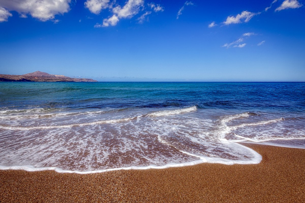 Crete beach scenery pictures