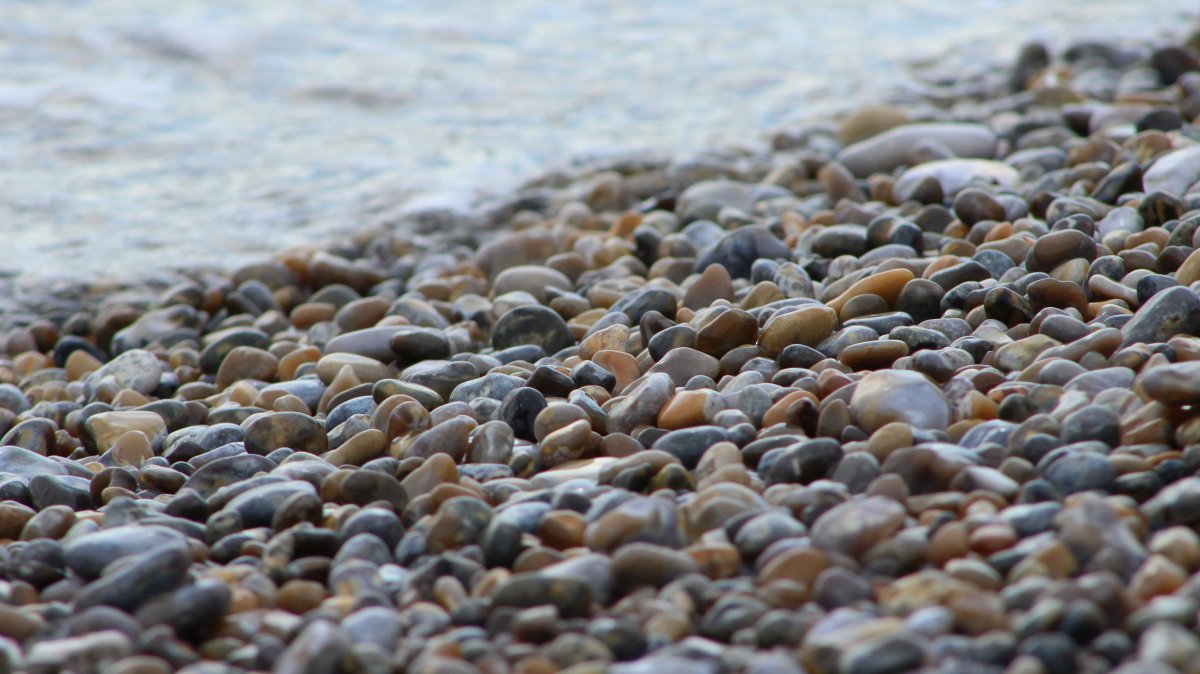Pictures of pebbles on the beach