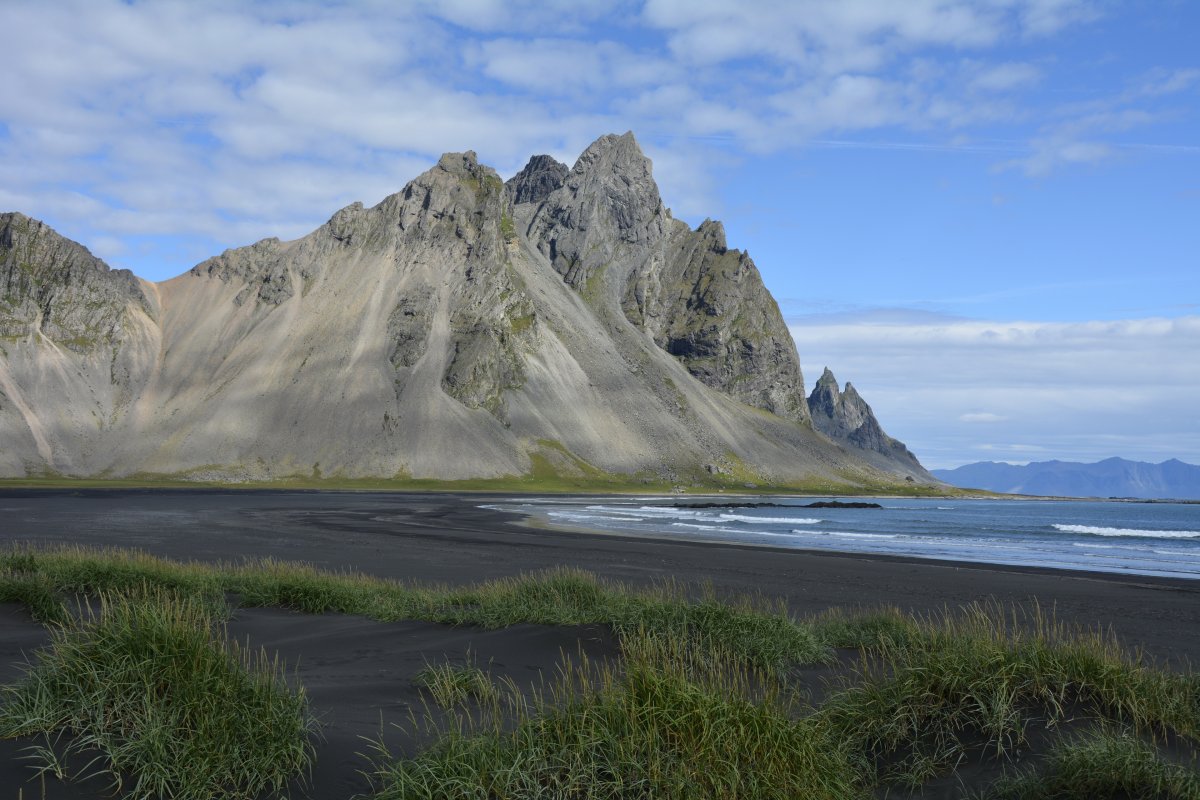 Iceland black sand beach pictures
