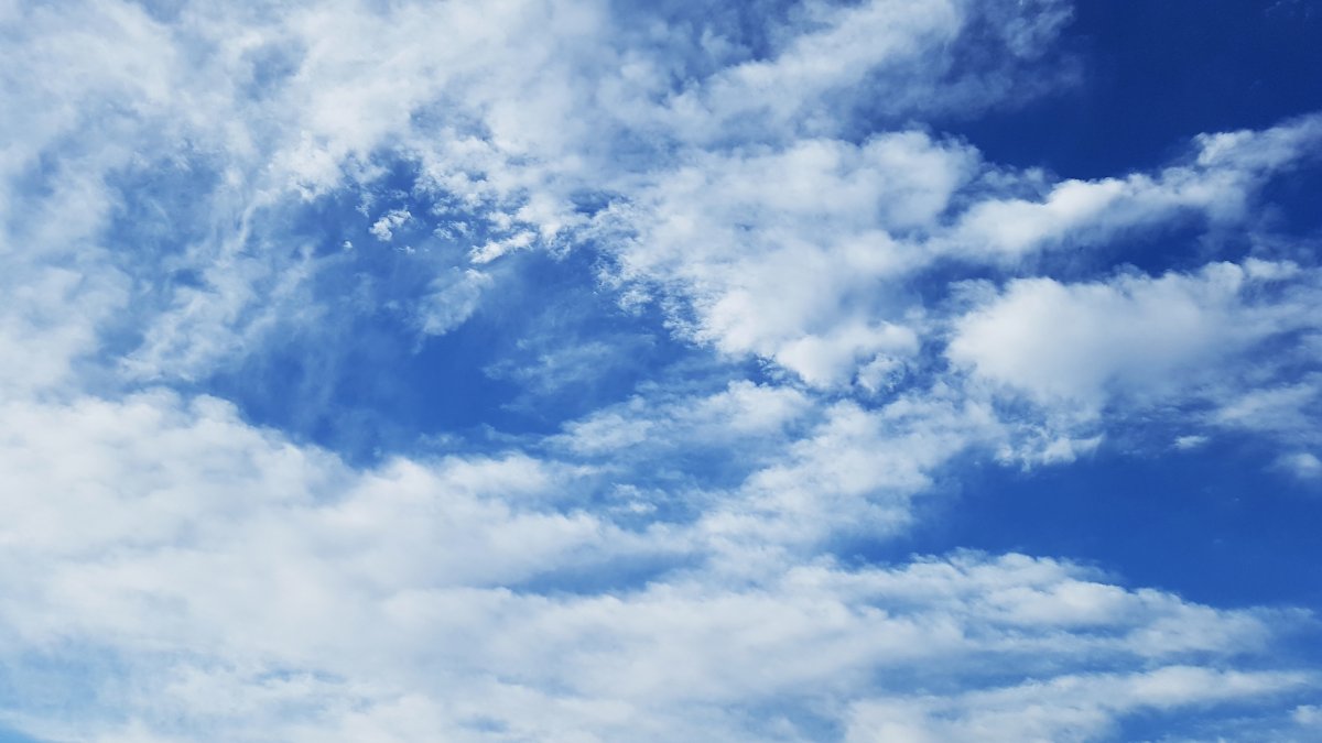 Blue sky and white clouds desktop wallpaper HD pictures