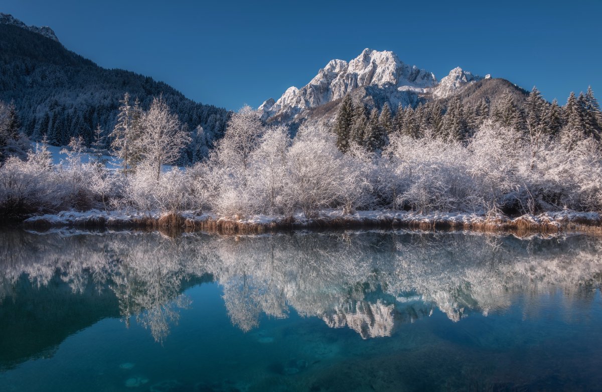 Beautiful pictures of mountains, lakes and reflections