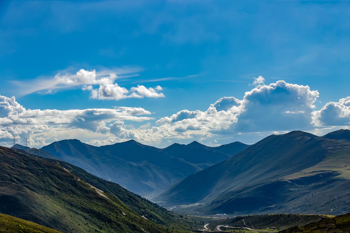 Atmospheric natural scenery pictures of Ganzi, Sichuan